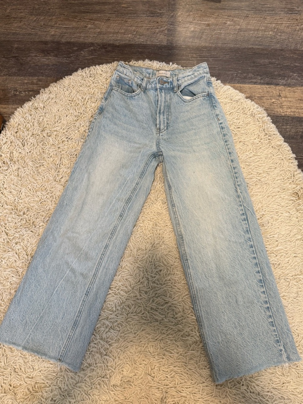 PacSun Light Blue Wide Leg High-Rise Jeans
